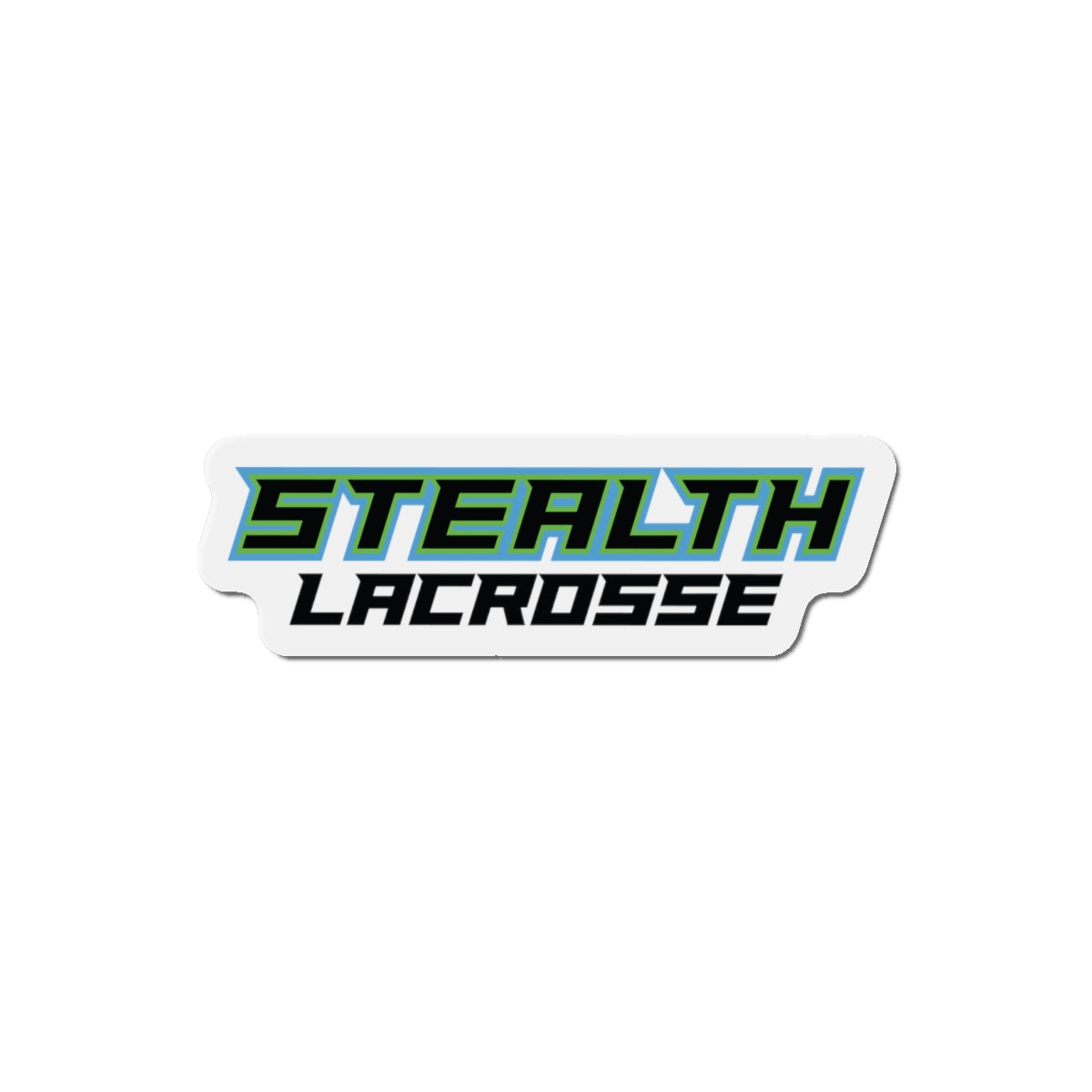 Stealth Lacrosse Die-Cut Magnet