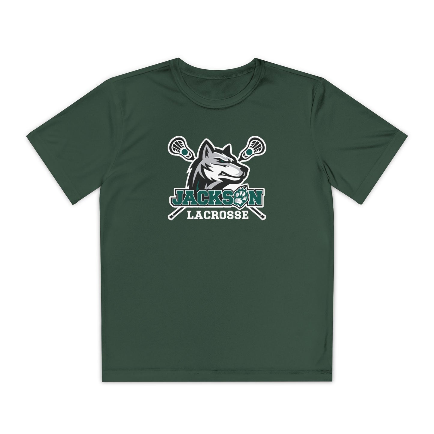 Youth Jackson Lacrosse Sport-Tek Performance T-Shirt