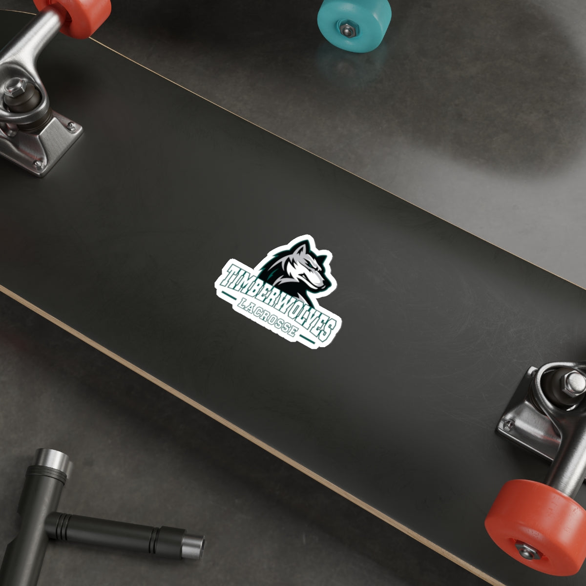 Everett Lacrosse Die Cut Stickers