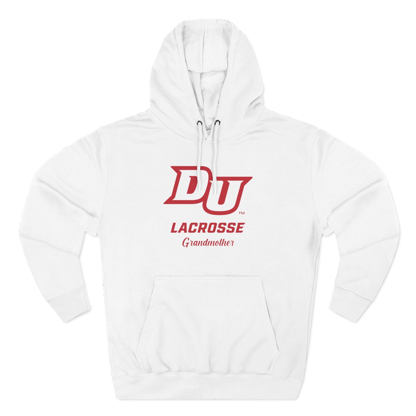 Adult Drury Lacrosse Premium Pullover Hoodie - Grandmother