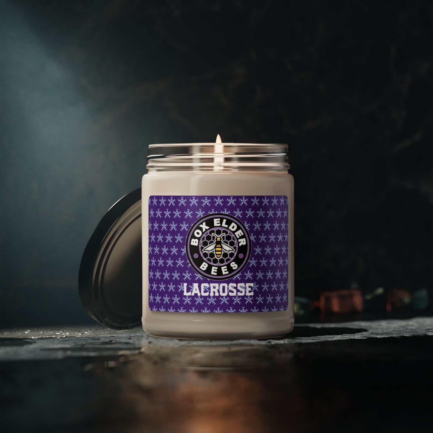 Box Elder Lacrosse Scented Soy Candle, 9oz