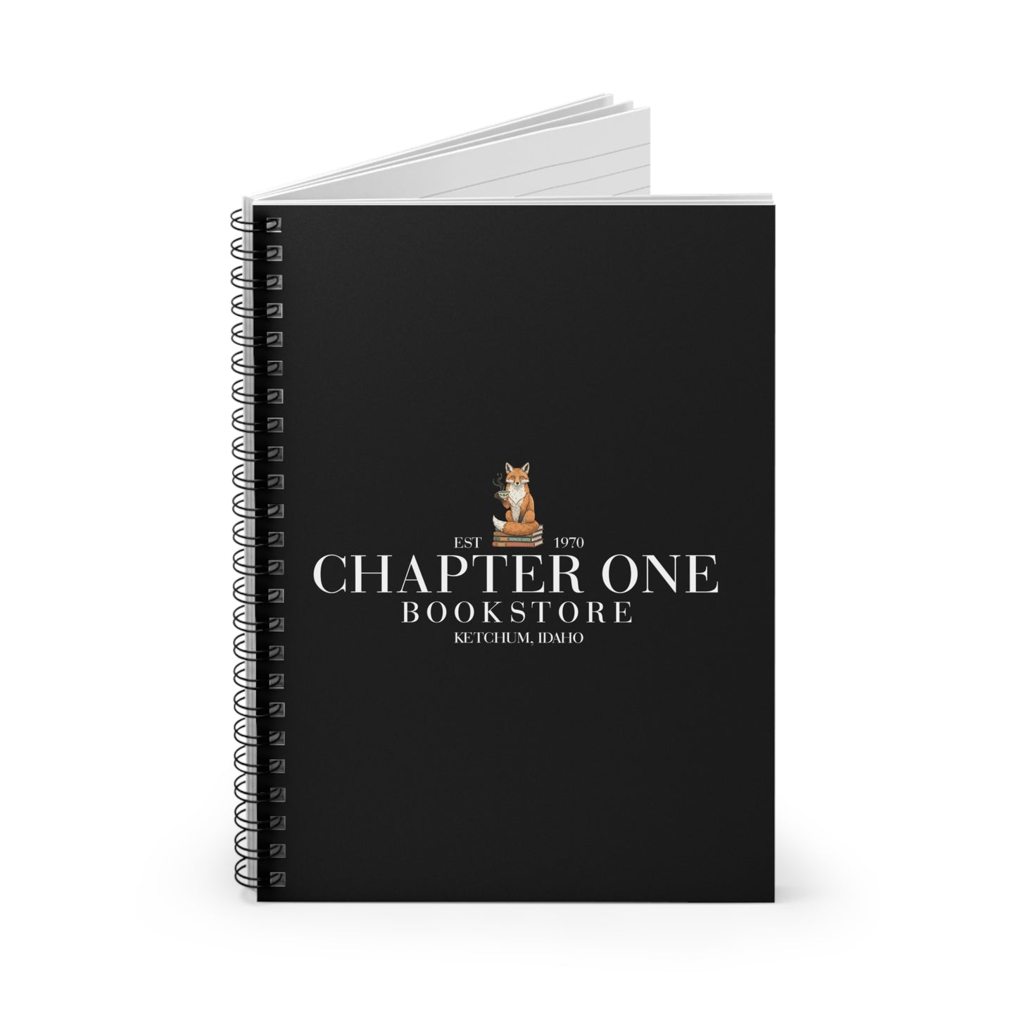 Chapter One Bookstore Spiral Notebook - Ruled Line  (8" x 6")