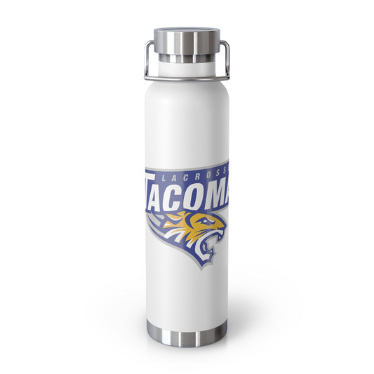 Tacoma Tigers Lacrosse Copper Vacuum Insulated Bottle - 22oz