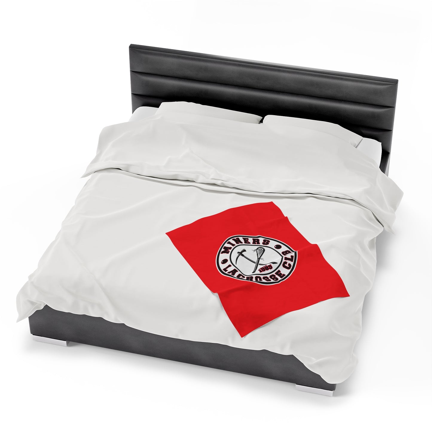 Edmonton Miners Velveteen Plush Blanket