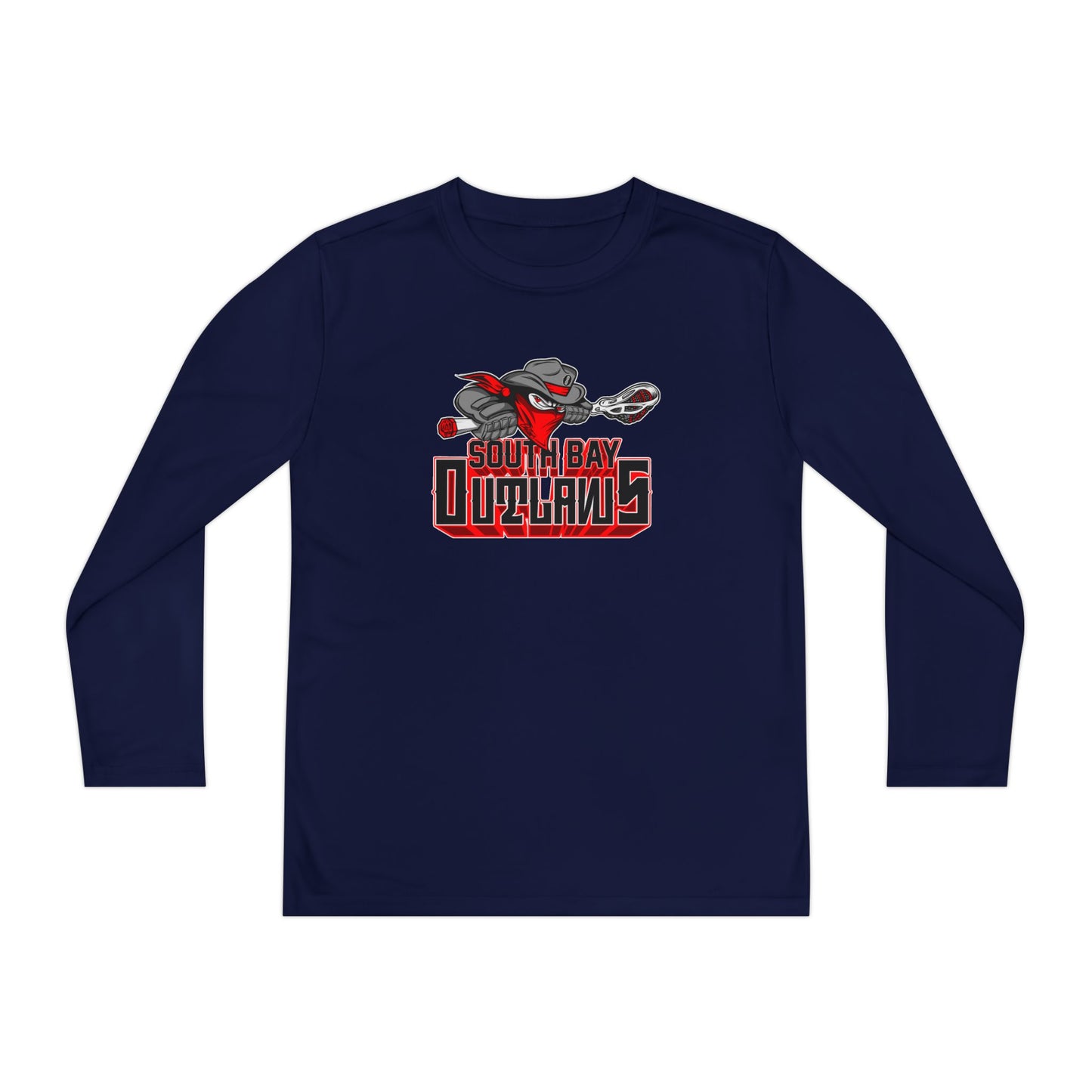 Youth South Bay Outlaws Sport-Tek Performance Long Sleeve Shirt