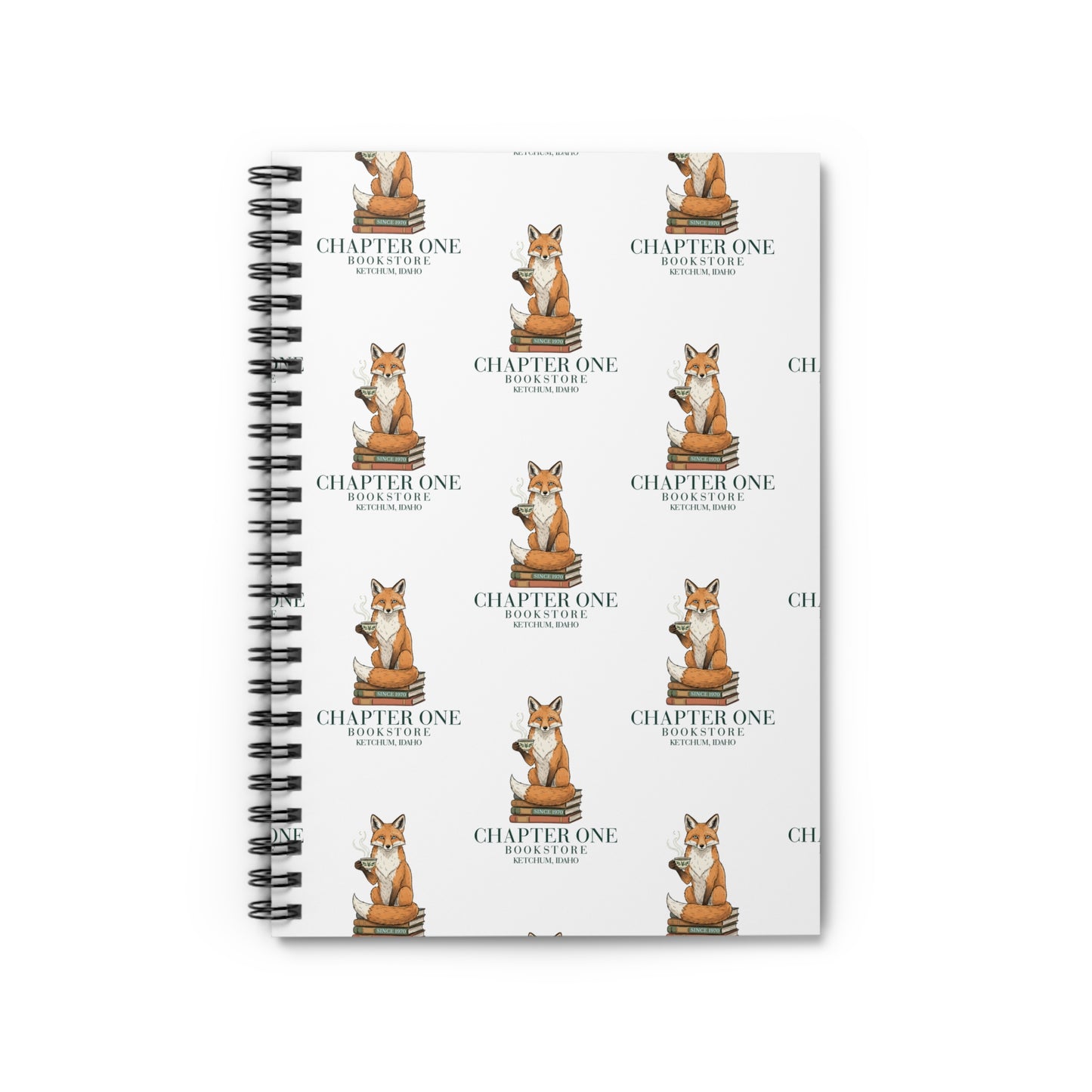 Chapter One Bookstore Spiral Notebook - Ruled Line  (8" x 6")