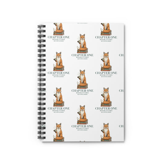 Chapter One Bookstore Spiral Notebook - Ruled Line  (8" x 6")