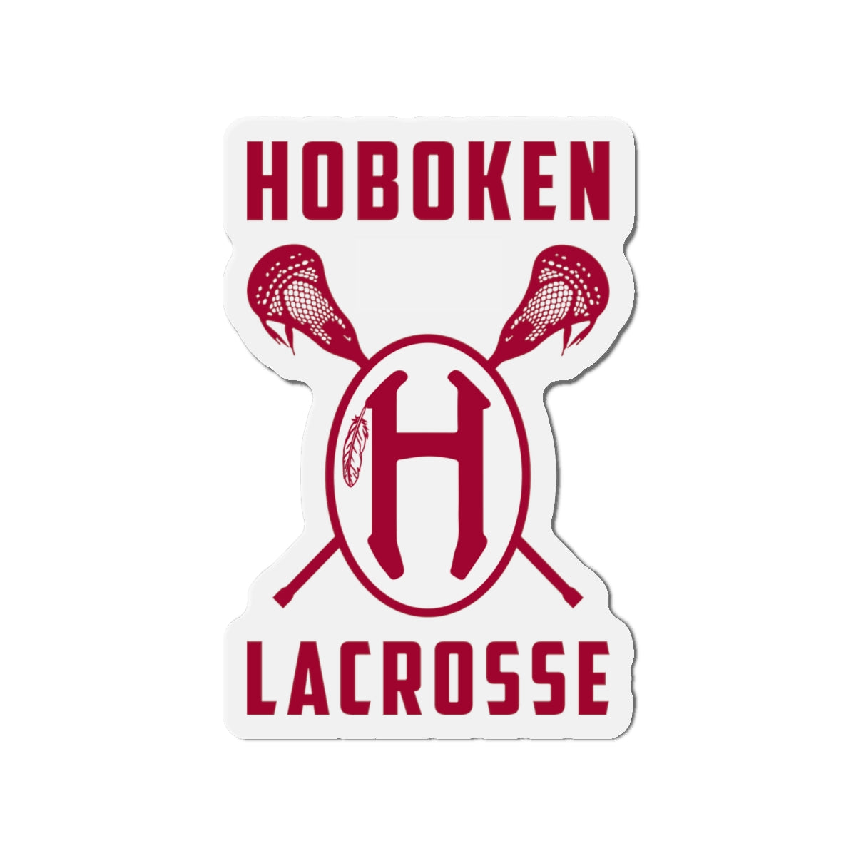 Hoboken Lacrosse Magnet