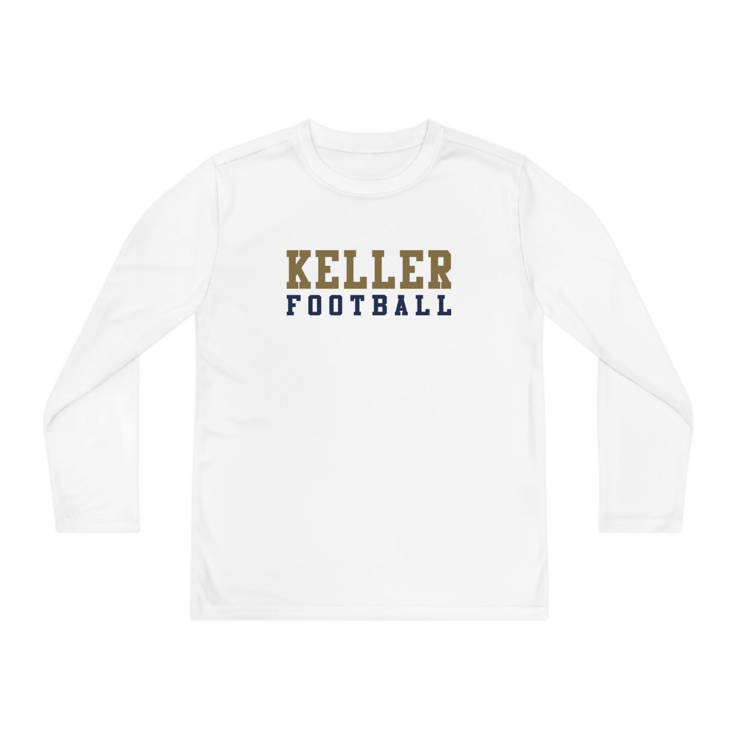 Youth Keller Football Sport-Tek Performance Long Sleeve