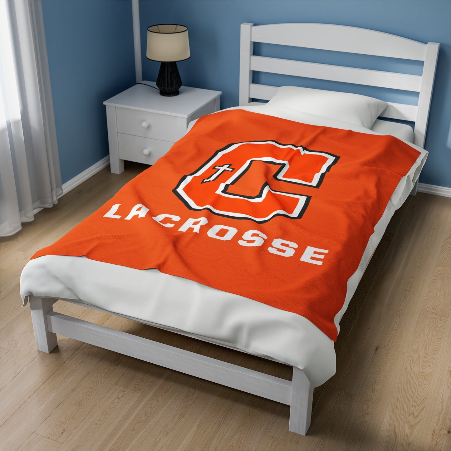 CHS Lacrosse Velveteen Plush Blanket