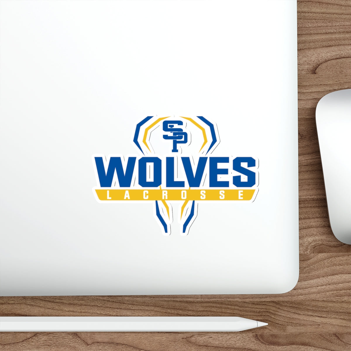 Saint Paul's Wolves Lacrosse Die Cut Stickers