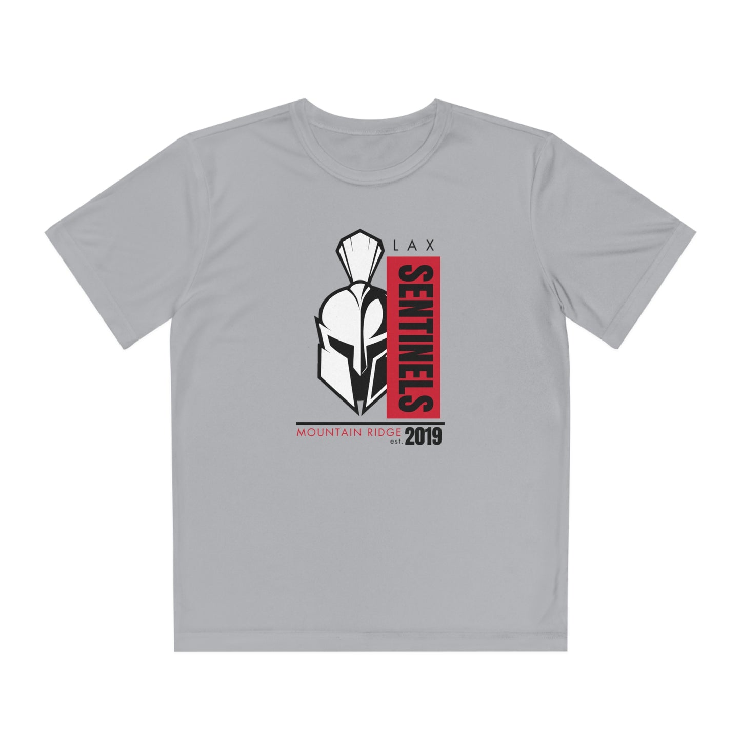 Youth Mountain Ridge Sentinels Lacrosse Sport-Tek Performance T-Shirt