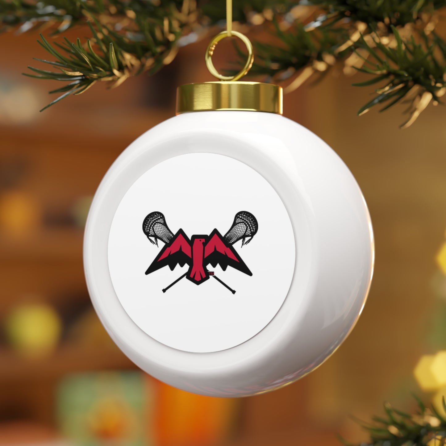 Montrose Lacrosse Christmas Ball Ornament