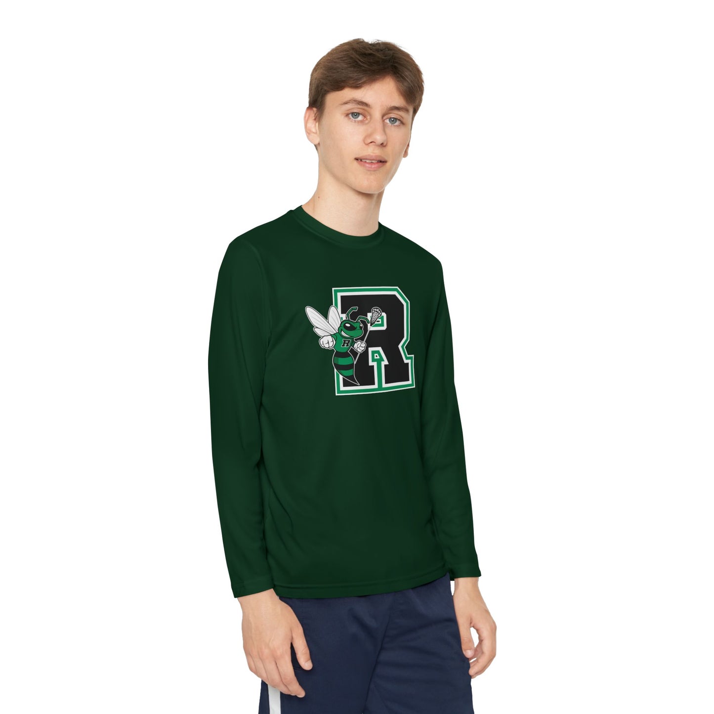 Youth Jr Hornets Lacrosse Sport-Tek Performance Long Sleeve Shirt