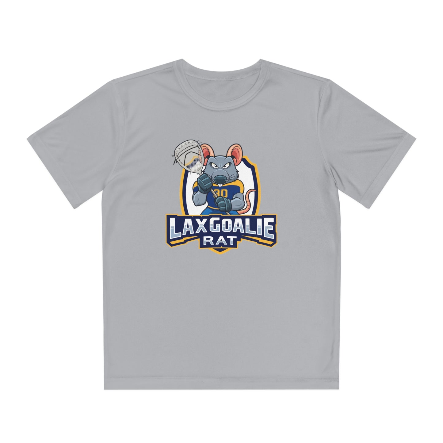 Youth Lax Goalie Rat Sports Sport-Tek Performance Tee