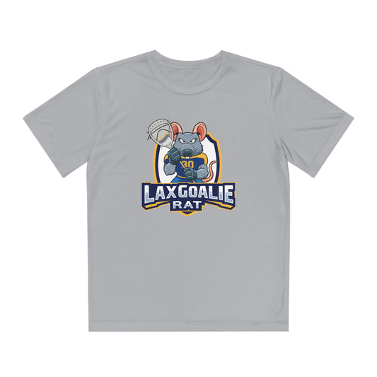 Youth Lax Goalie Rat Sports Sport-Tek Performance Tee