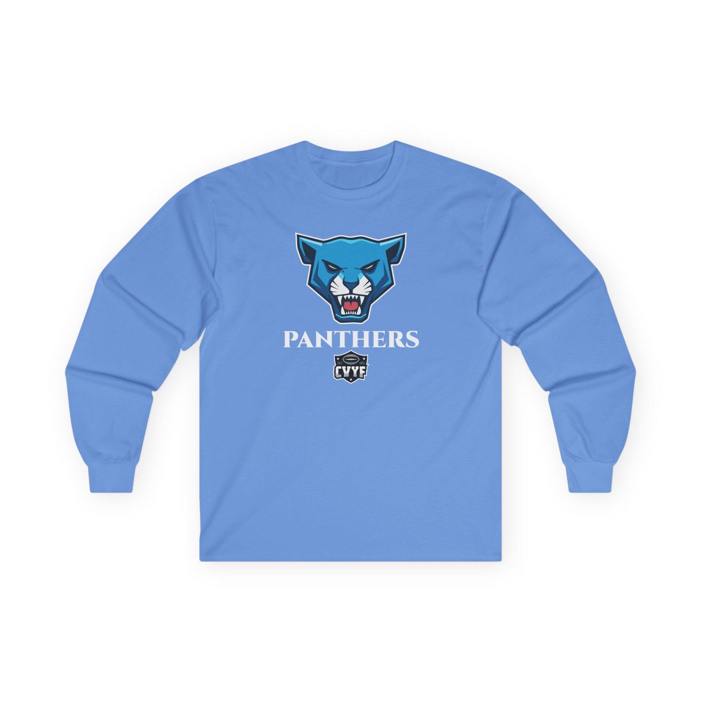 Adult Panthers Gildan Ultra Cotton Long Sleeve