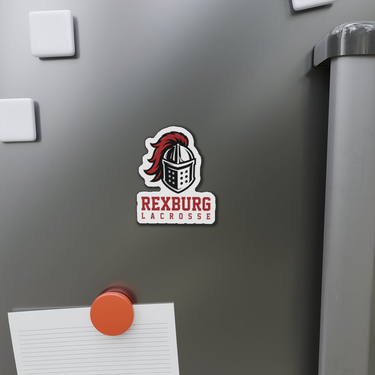 Rexburg Crusaders Lacrosse Die-Cut Magnet
