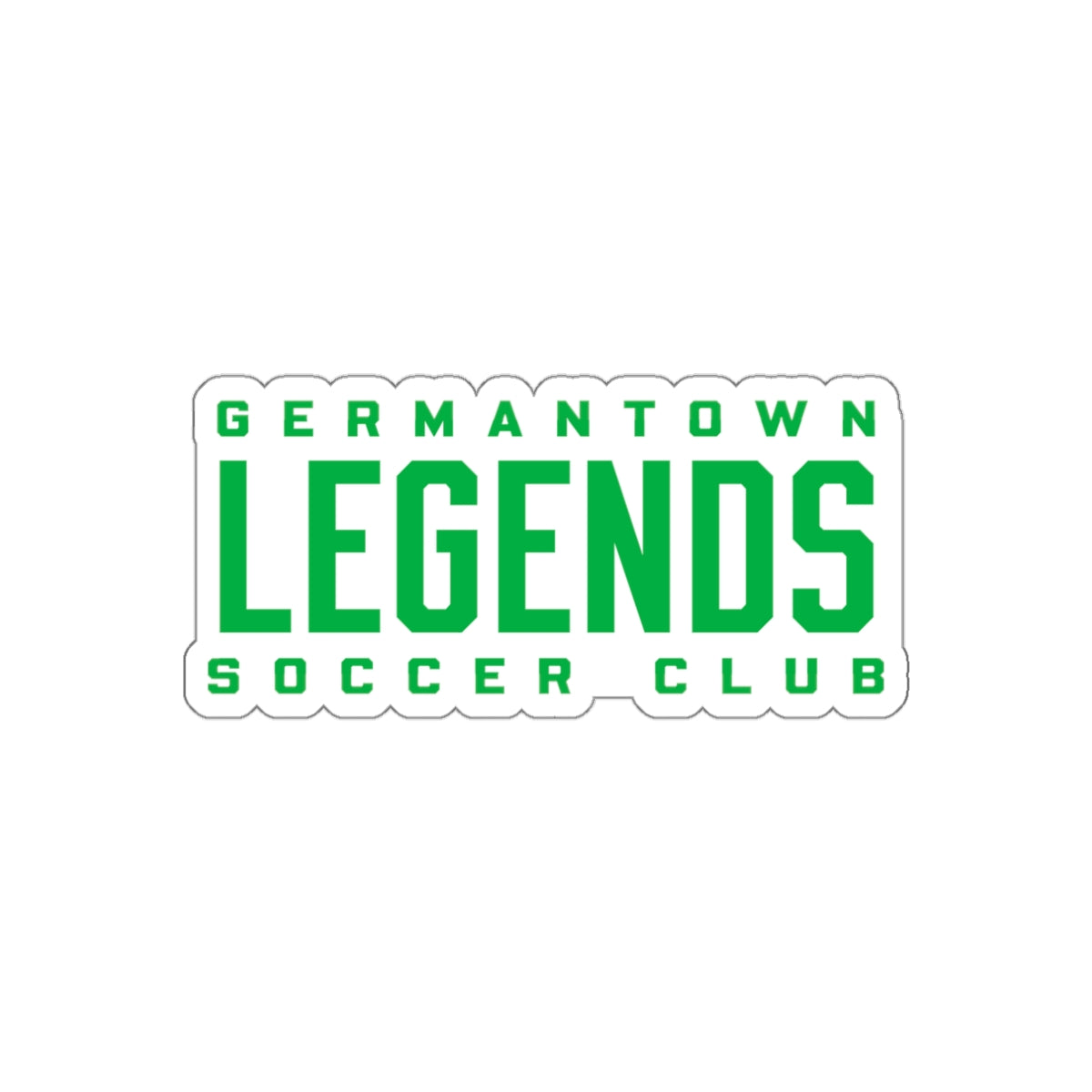 Germantown Legends Die-Cut Sticker