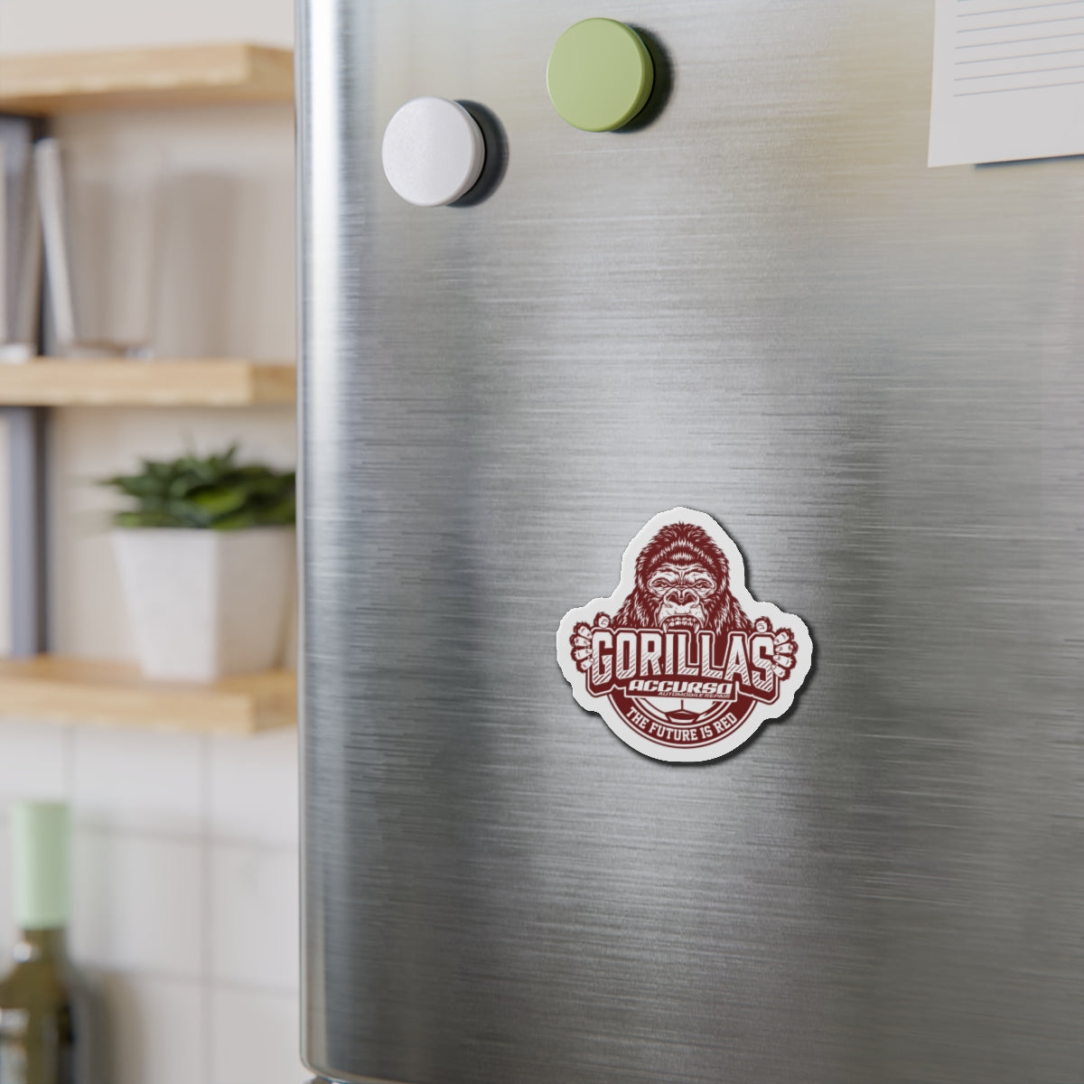 Accurso Gorillas Die-Cut Magnet