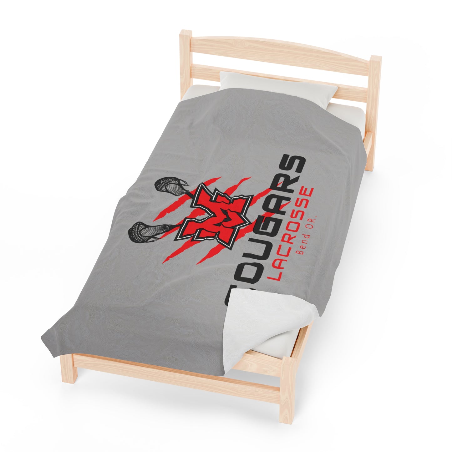 MV Lacrosse Velveteen Plush Blanket