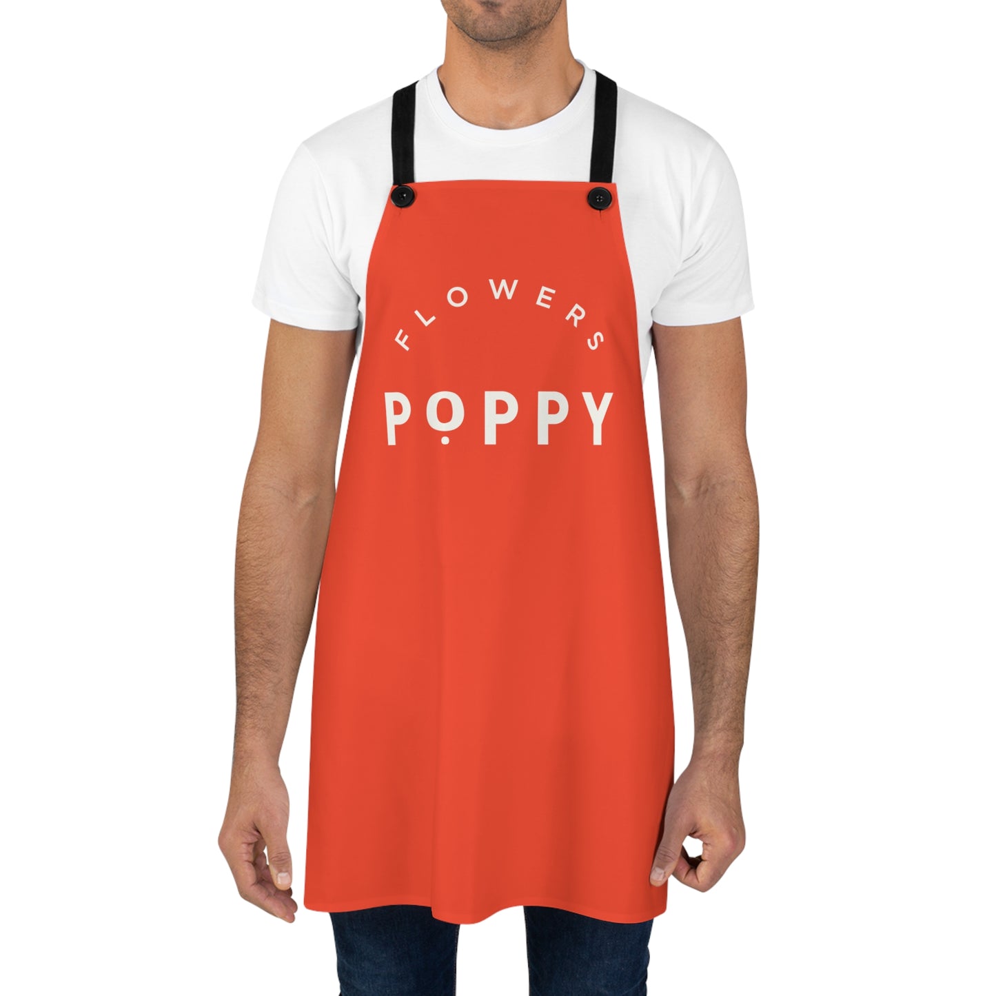 Poppy Flowers Apron