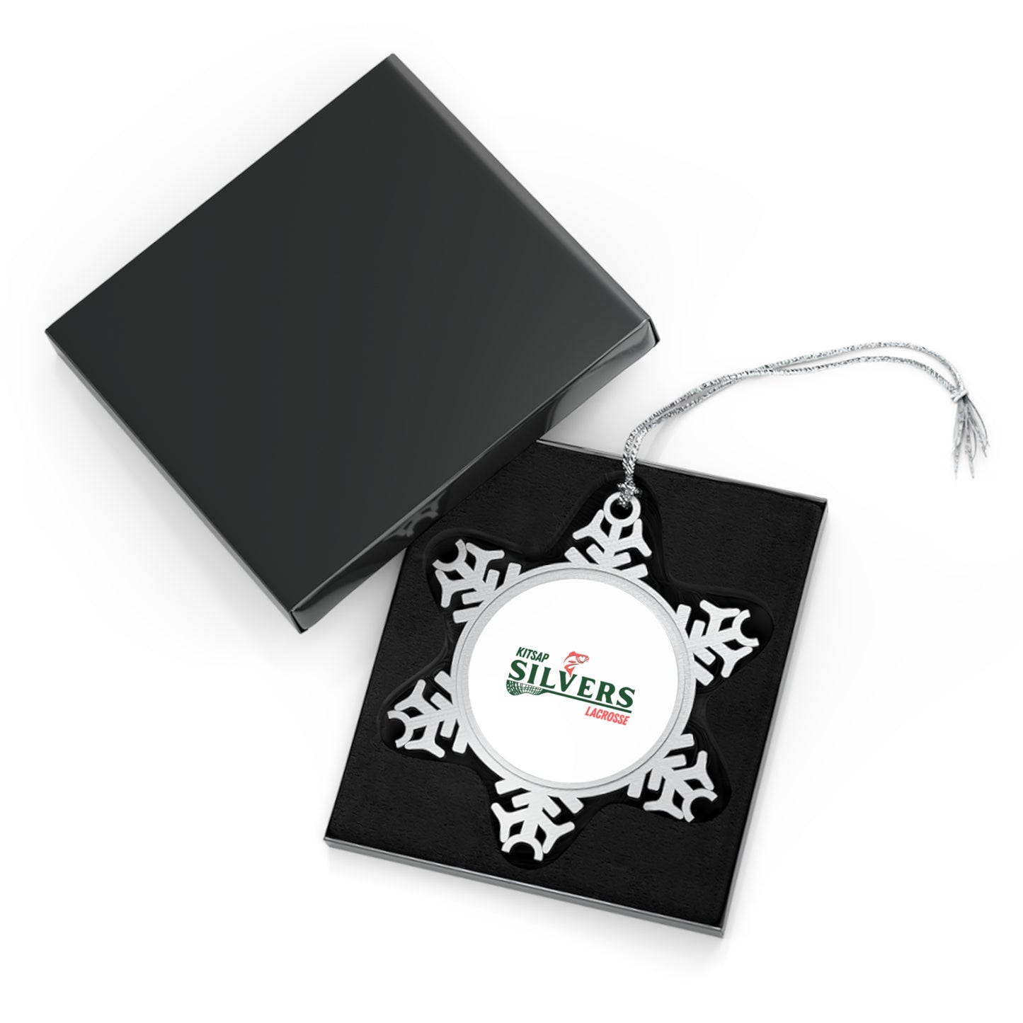 Kitsap Silvers Pewter Snowflake Ornament