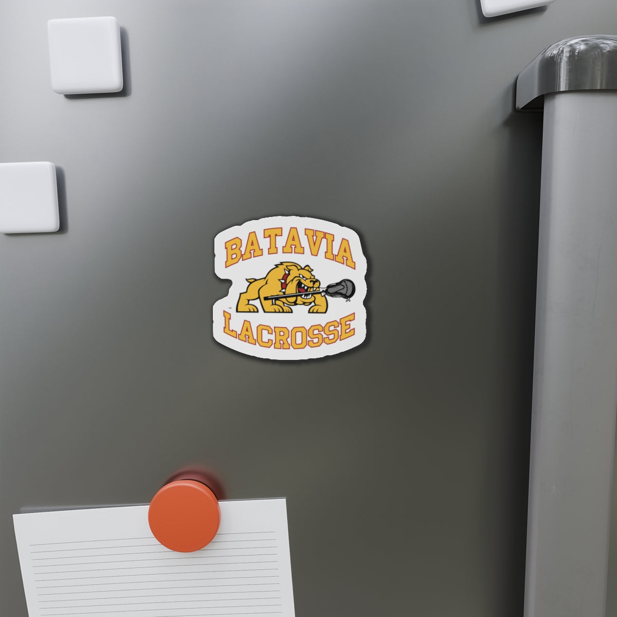 Batavia Lacrosse Die-Cut Magnet