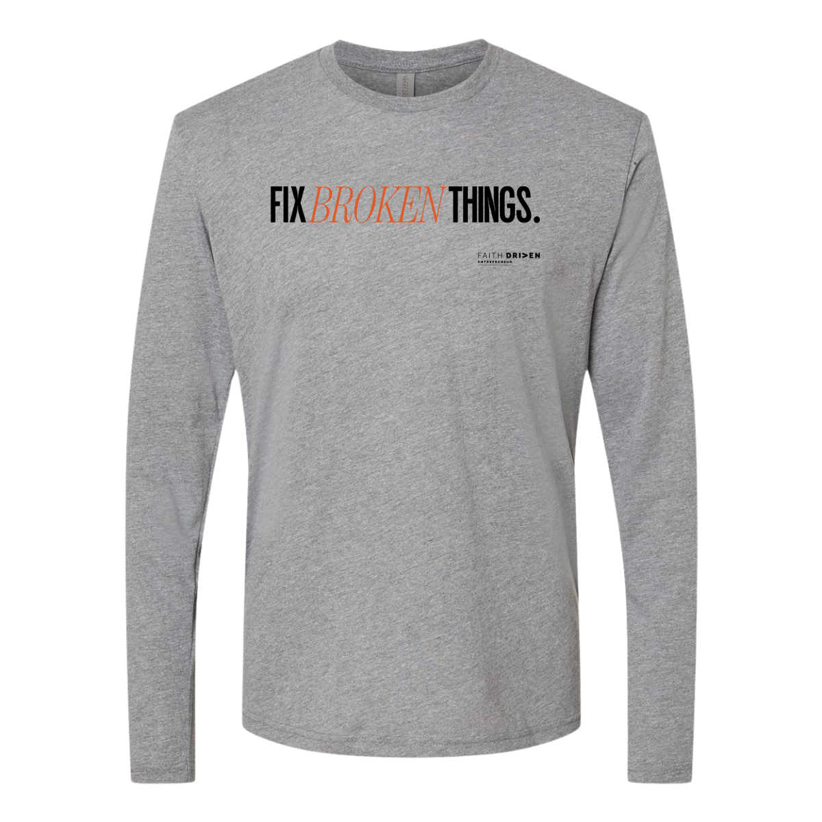 Adult Next Level Tri-Blend Long Sleeve - Fix (B)