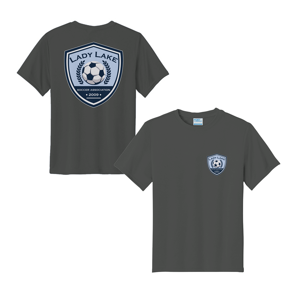 Youth Lady Lake Soccer Association Performance T-Shirt