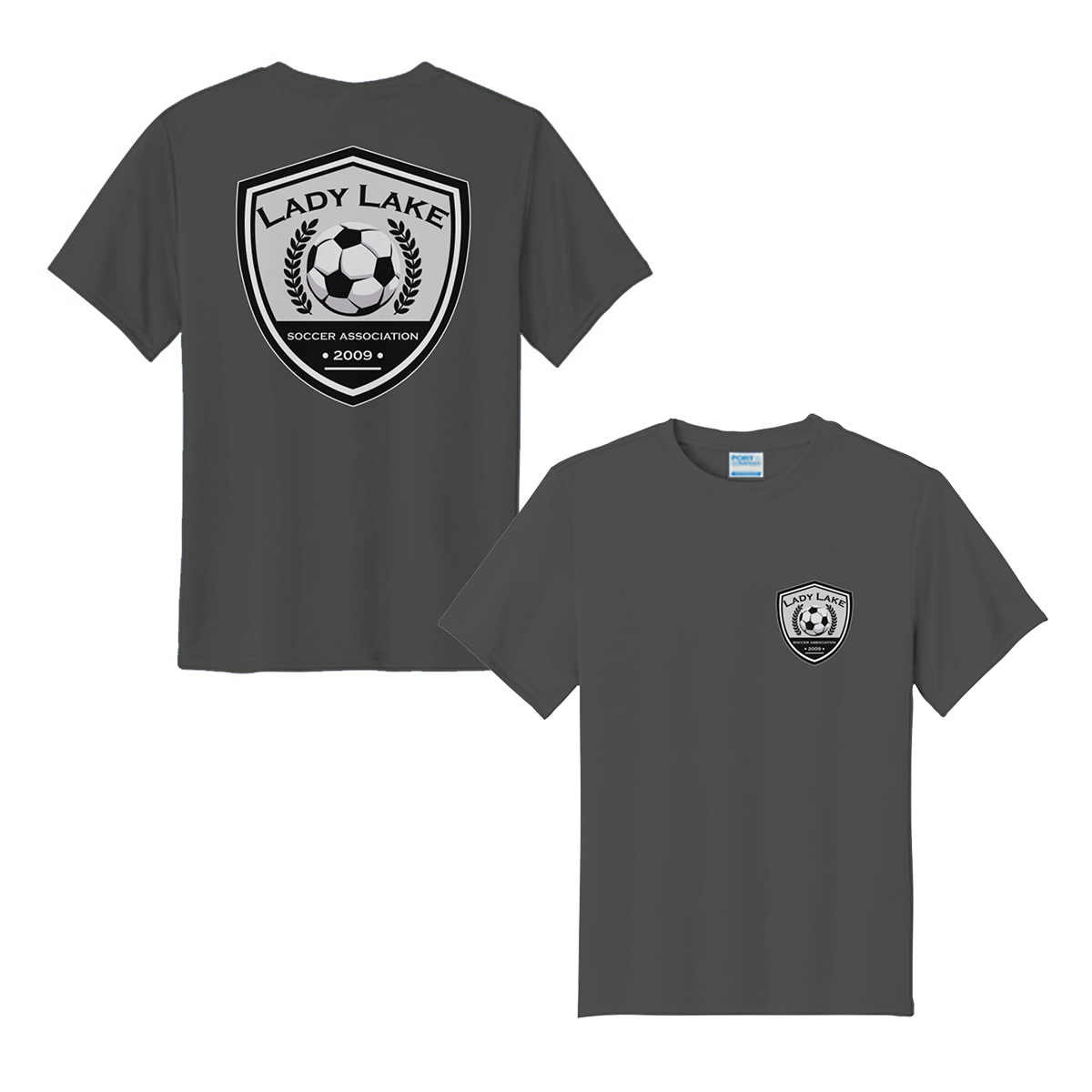 Youth Lady Lake Soccer Association Performance T-Shirt