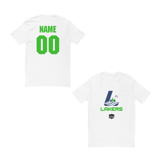 Personalizable - Adult Lakers Next Level Cotton T-Shirt