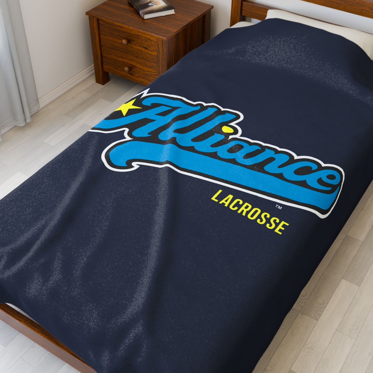 Alliance Lacrosse Velveteen Plush Blanket