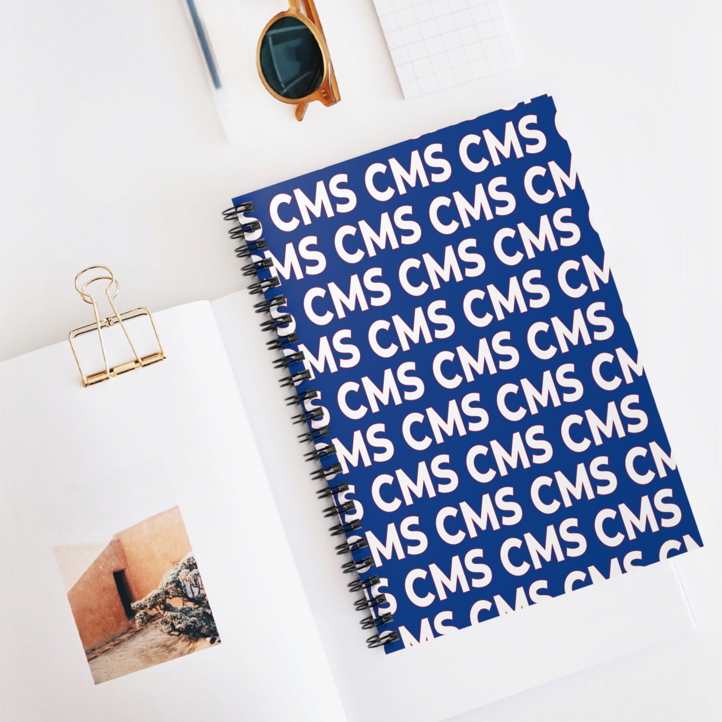 CMS Spiral Notebook - Ruled Line (8" x 6")