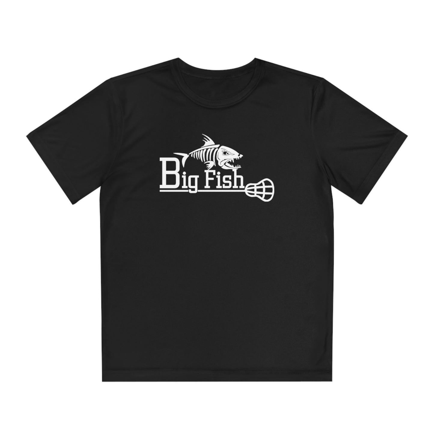 Youth Big Fish Lacrosse Sport-Tek Performance T-shirt