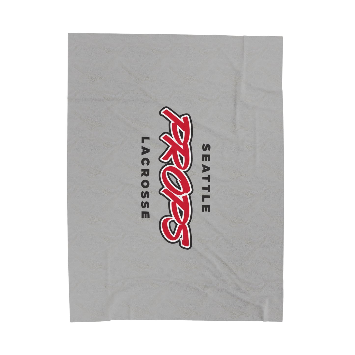 Seattle Props Lacrosse Velveteen Plush Blanket (60" x 80")