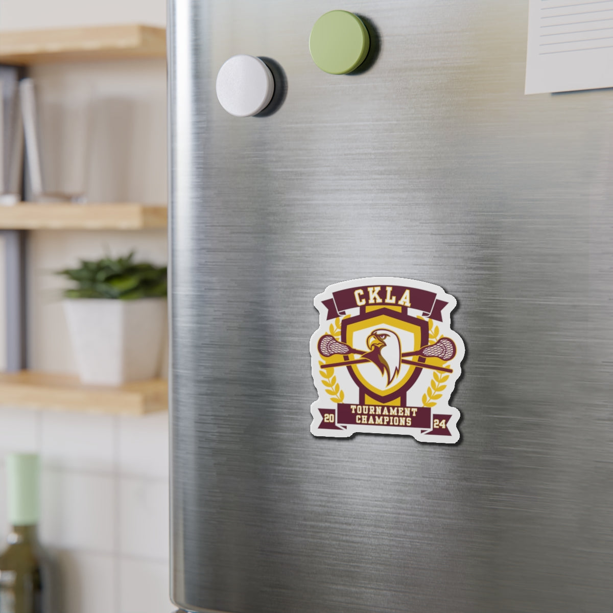 Jessie Clark Lacrosse Die-Cut Magnets