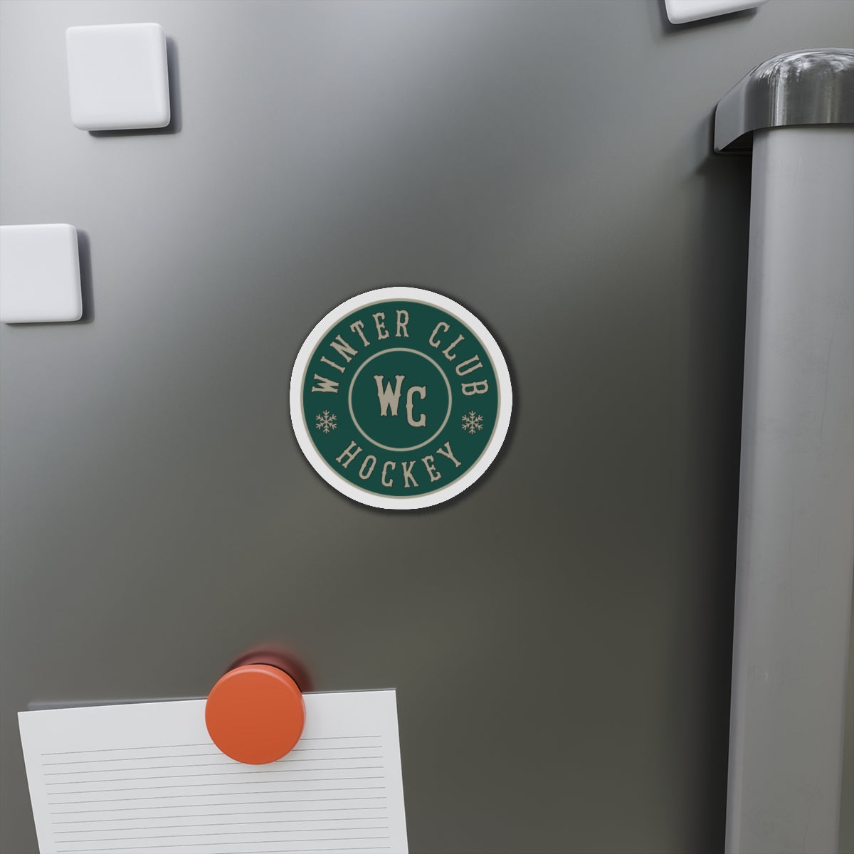 Winter Club Die-Cut Magnet