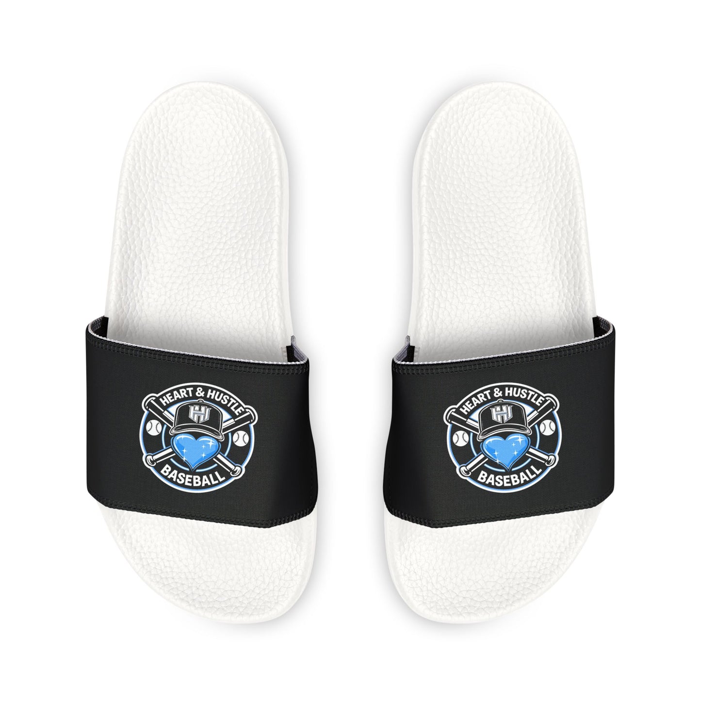 Youth Heart and Hustle Baseball Slide Sandals