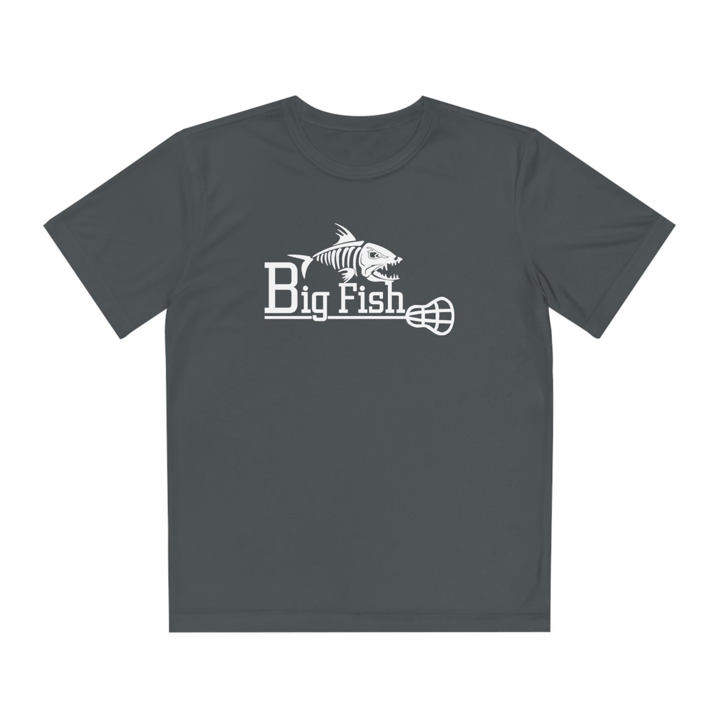Youth Big Fish Lacrosse Sport-Tek Performance T-shirt