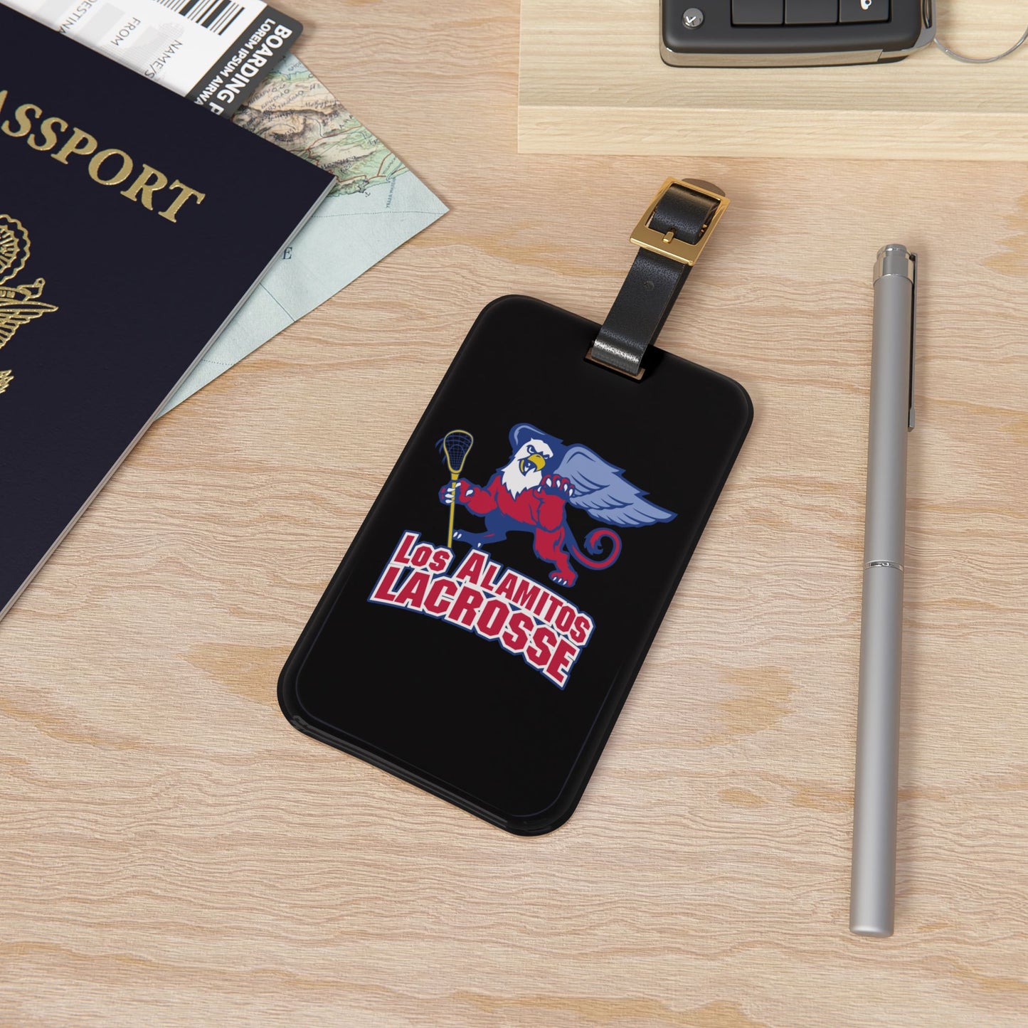Los Al Lacrosse Luggage Tag