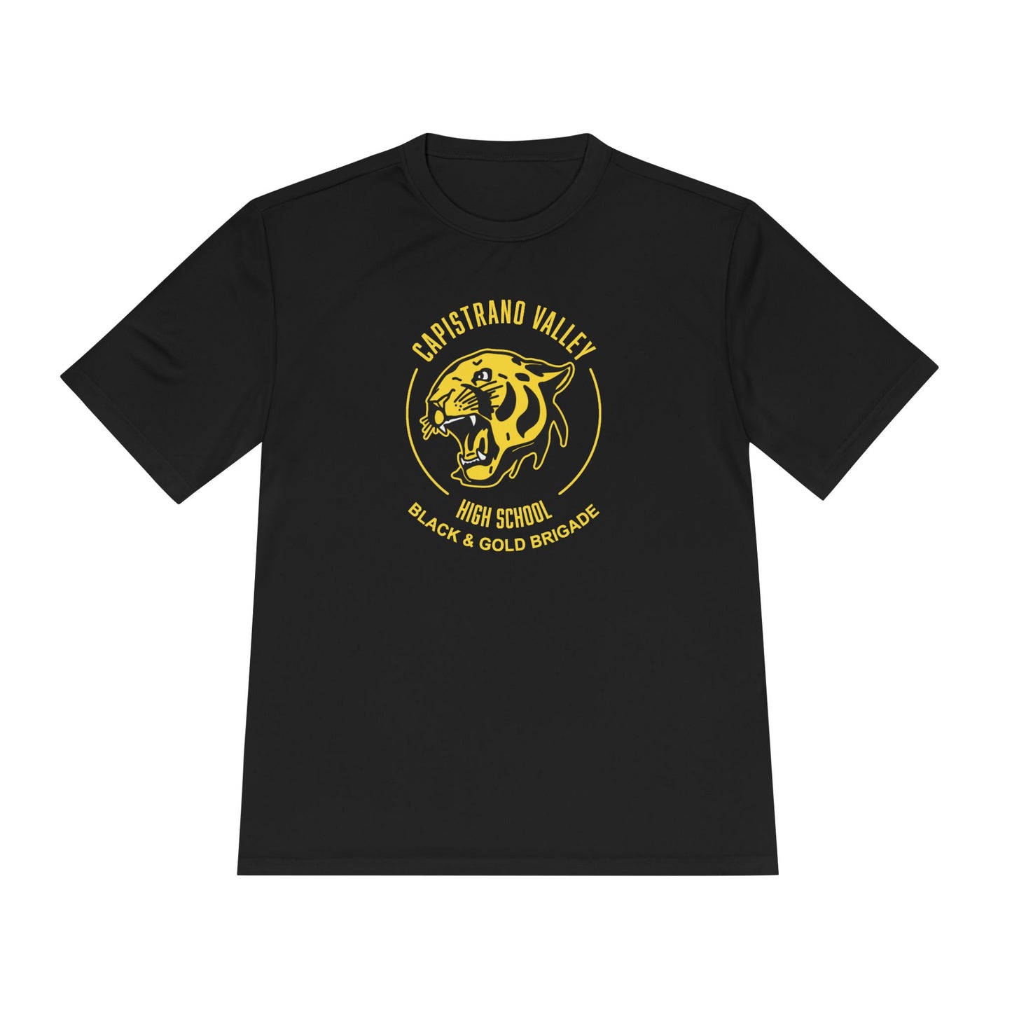 Adult Black & Gold Brigade Sport-Tek Performance Tee