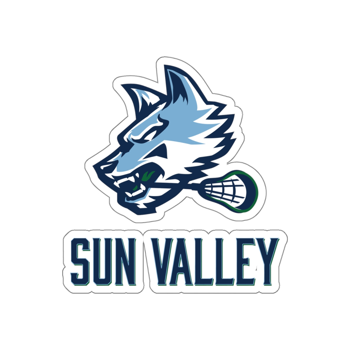 Sun Valley Lacrosse Die-Cut Sticker