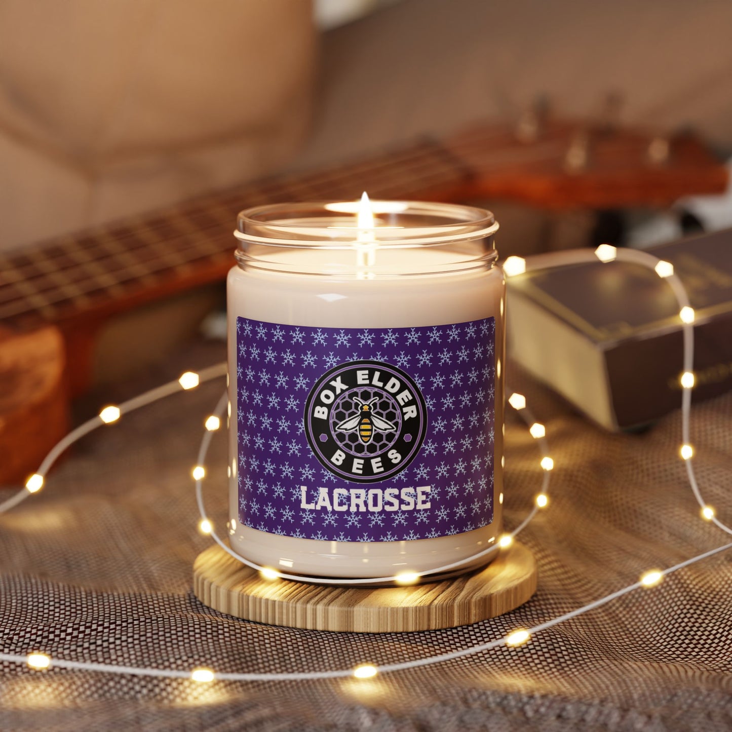 Box Elder Lacrosse Scented Soy Candle, 9oz