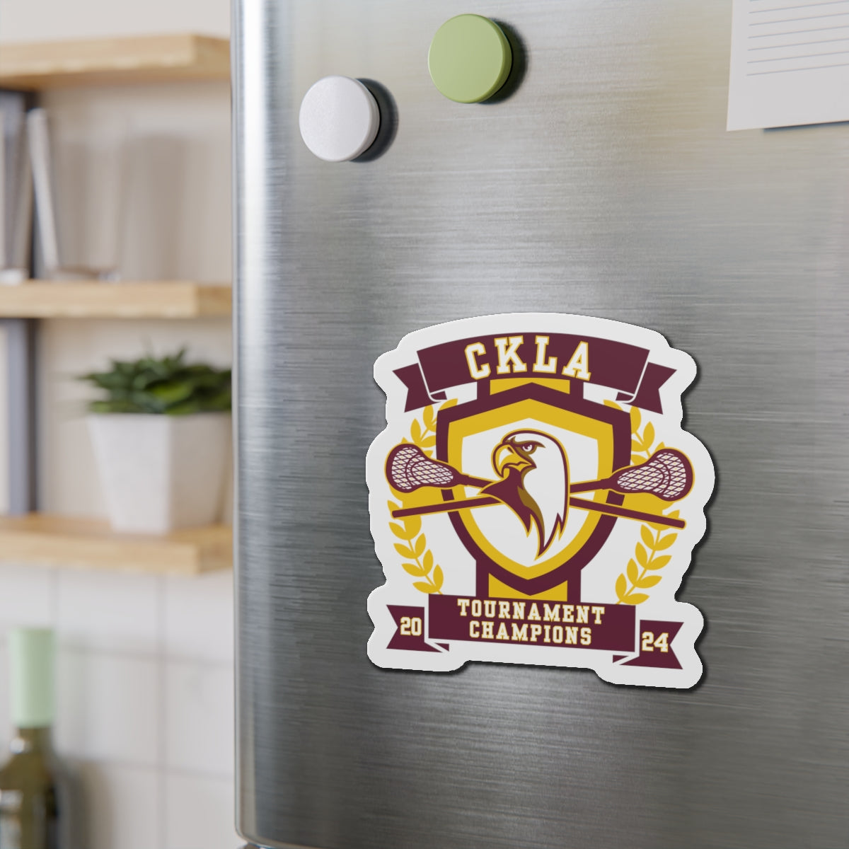 Jessie Clark Lacrosse Die-Cut Magnets
