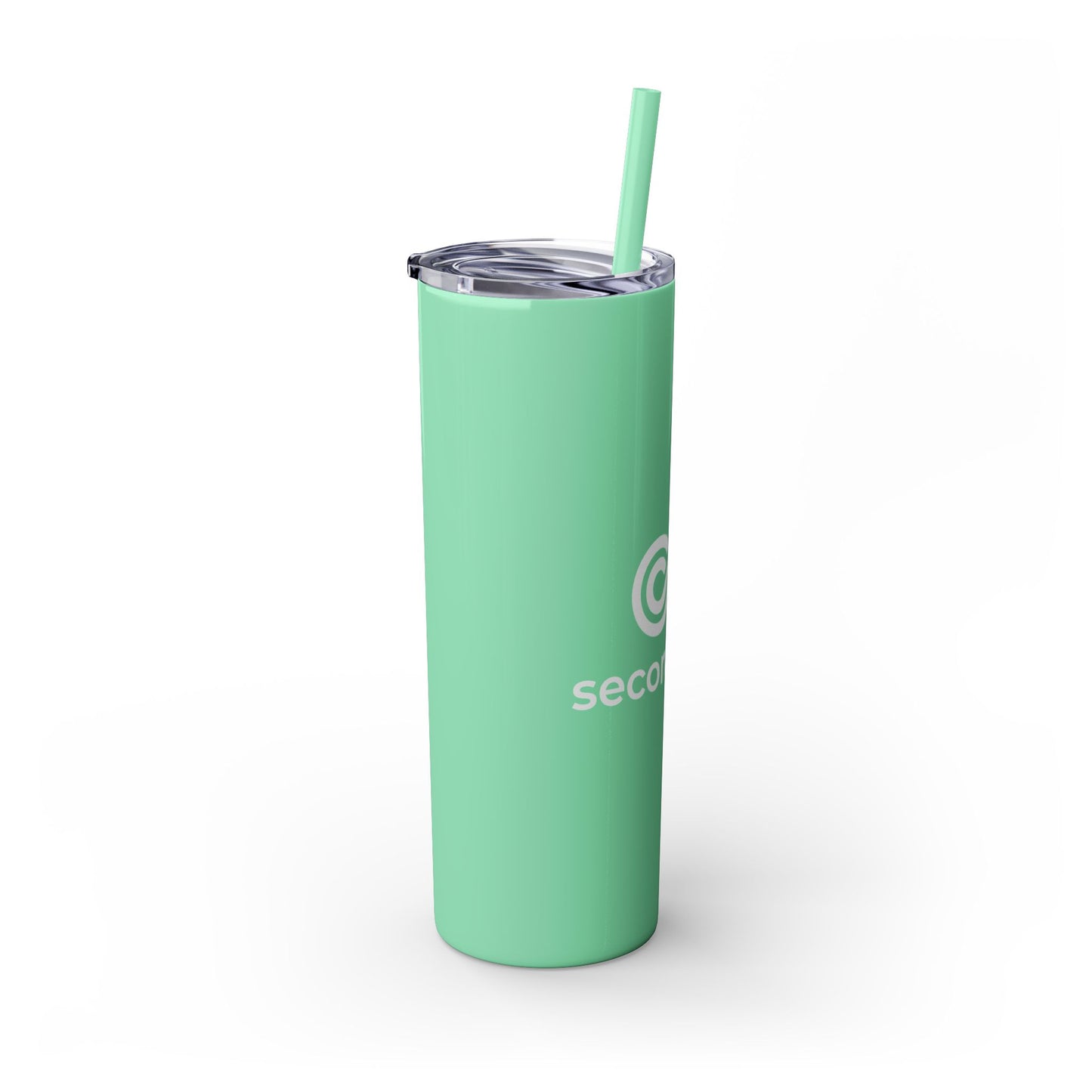 Secondslide Skinny Tumbler w/ Straw 20oz