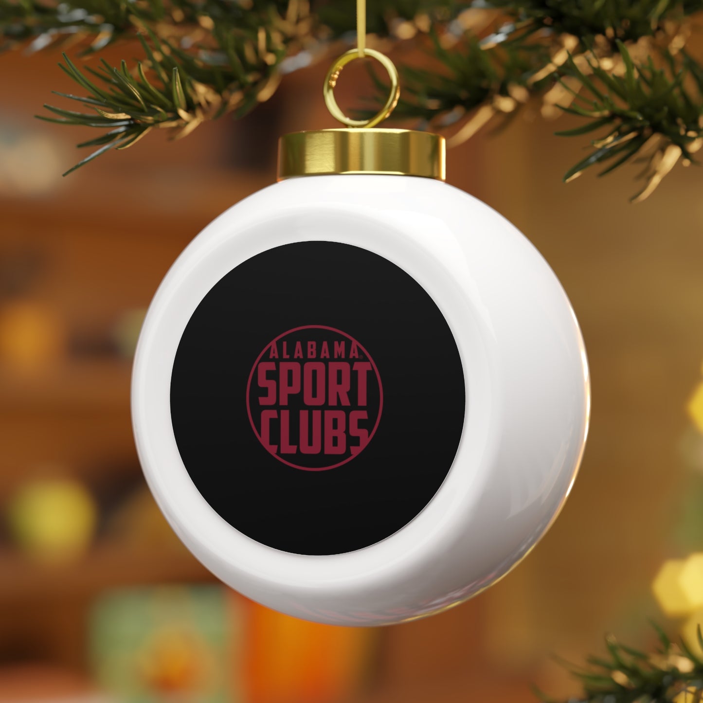 Alabama Lacrosse Club Christmas Ball Ornament