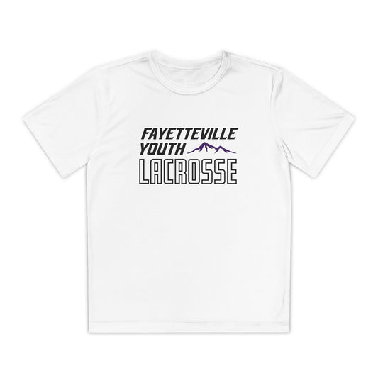 Youth Fayetteville Lacrosse Sport-Tek Performance T-Shirt