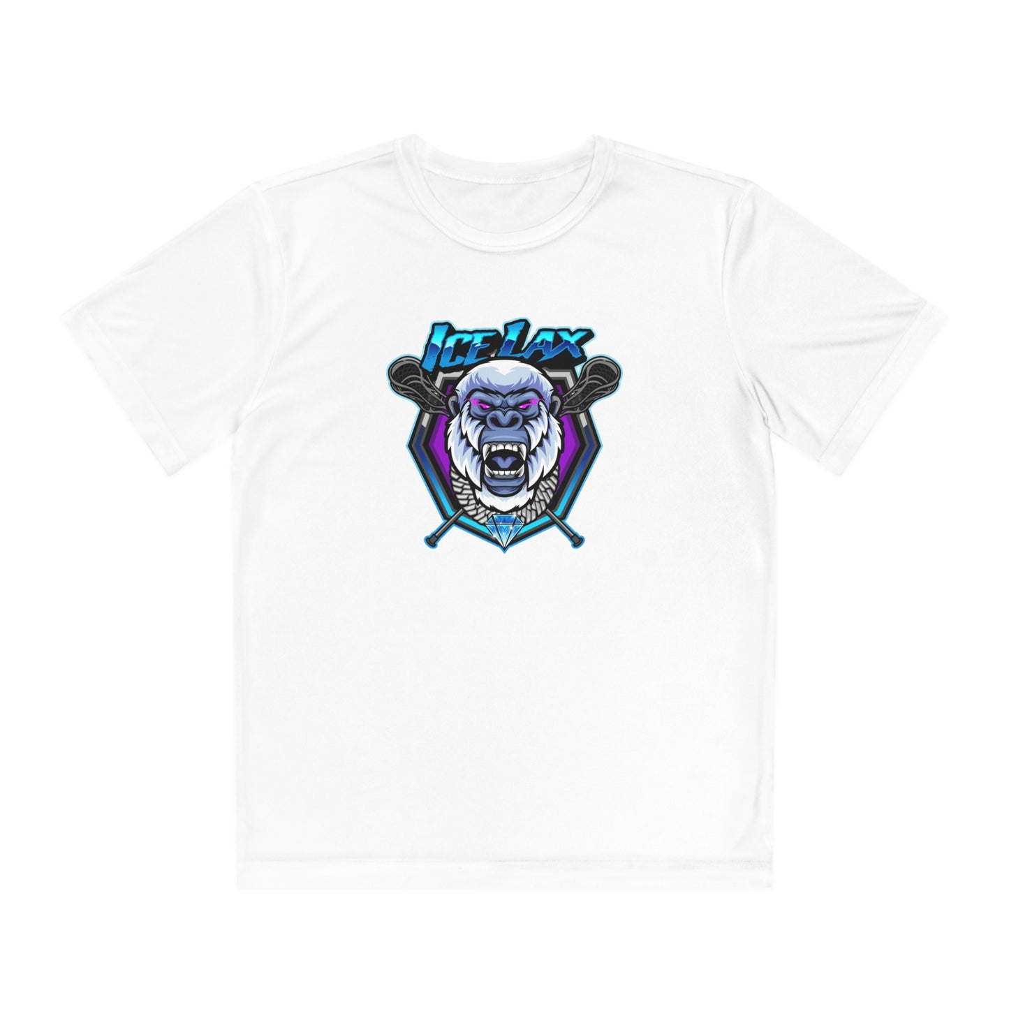 Youth ICE LAX Sport-Tek Performance T-shirt