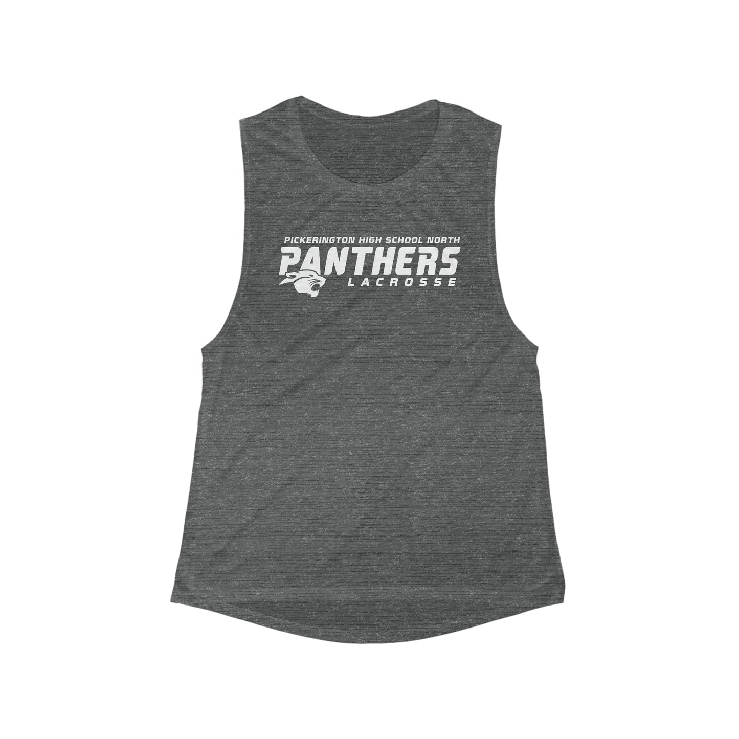 Women's Pickerington North Lacrosse Bella + Canvas Flowy Scoop Sport Tank